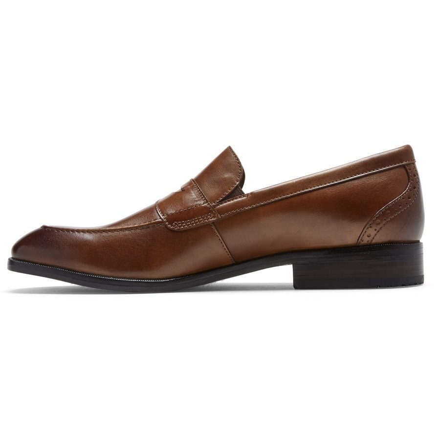 Rockport Total Motion Office Penny Loafers Heren Donkerbruin | NL208O596