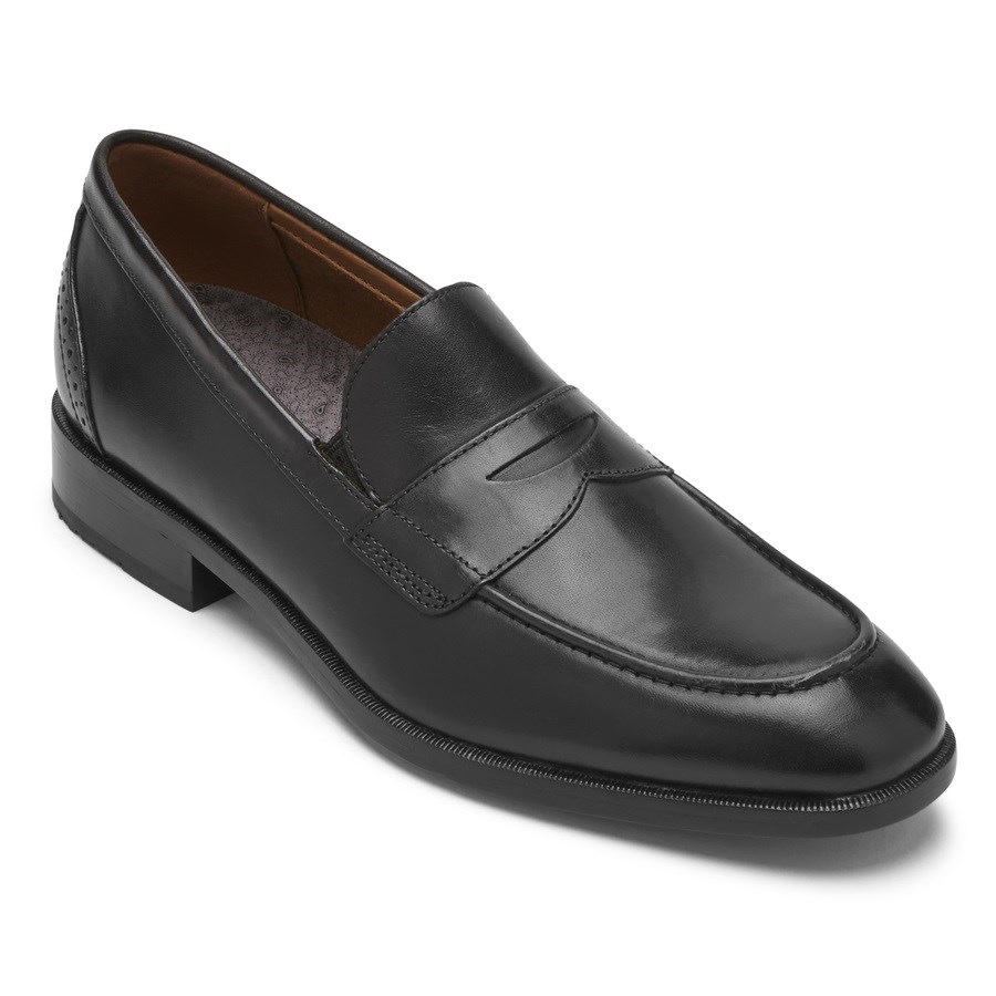 Rockport Total Motion Office Penny Loafers Heren Zwart | NL60IM915