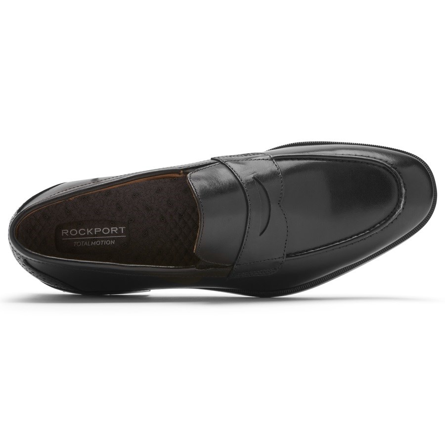 Rockport Total Motion Office Penny Loafers Heren Zwart | NL60IM915