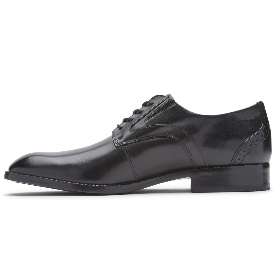 Rockport Total Motion Office Plain Neus Oxford Schoenen Heren Zwart | NL9MI085O