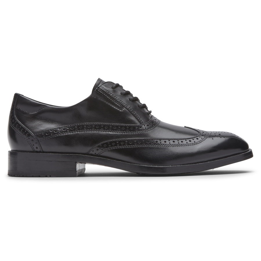 Rockport Total Motion Office Wingtip Oxford Schoenen Heren Zwart | NL319O052