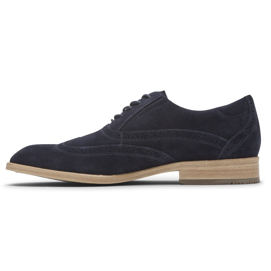 Rockport Total Motion Office Wingtip Oxford Schoenen Heren Donkerblauw | NL68O20I1