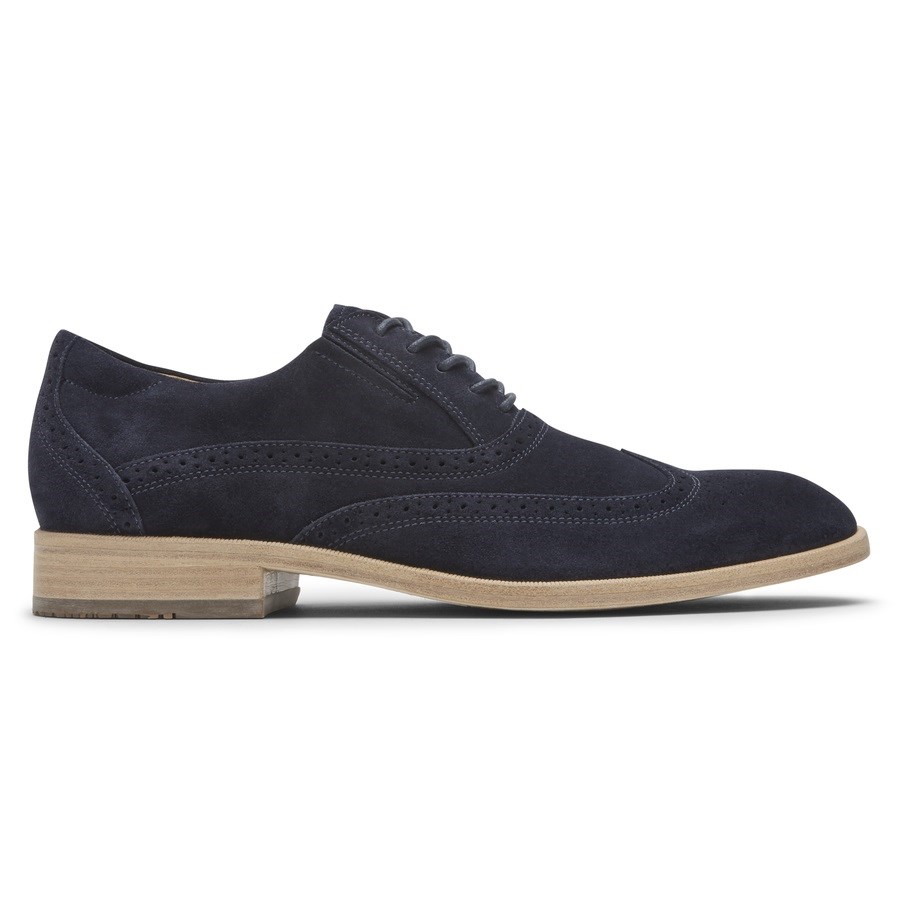 Rockport Total Motion Office Wingtip Oxford Schoenen Heren Donkerblauw | NL68O20I1