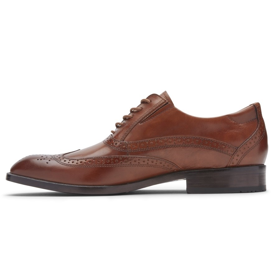 Rockport Total Motion Office Wingtip Oxford Schoenen Heren Donkerbruin | NL980261M