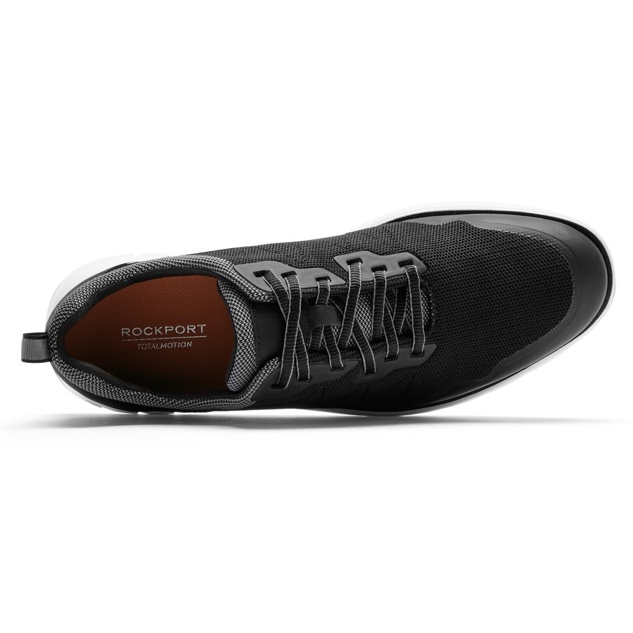 Rockport Total Motion Sport Mudguard Sneakers Heren Zwart | NL1IO8560