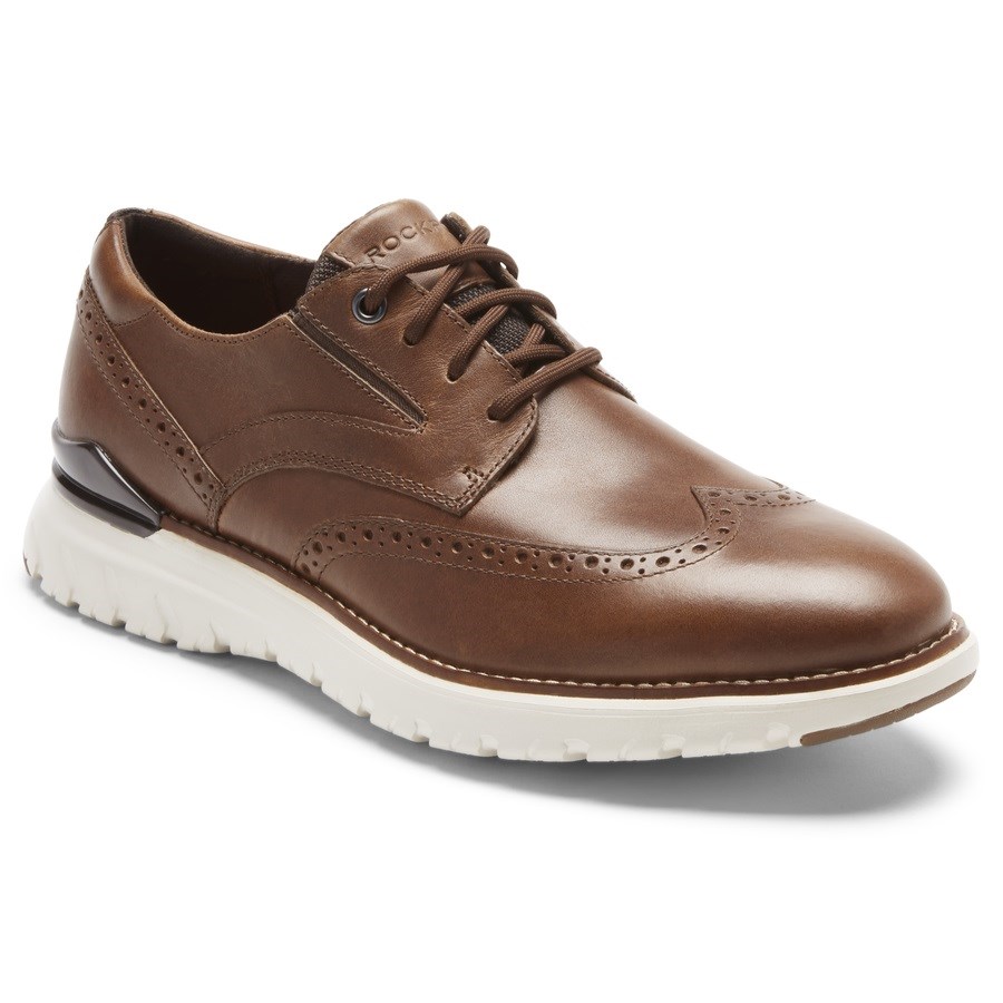 Rockport Total Motion Sport Wingtip Oxford Schoenen Heren Donkerbruin | NL29OI0M1