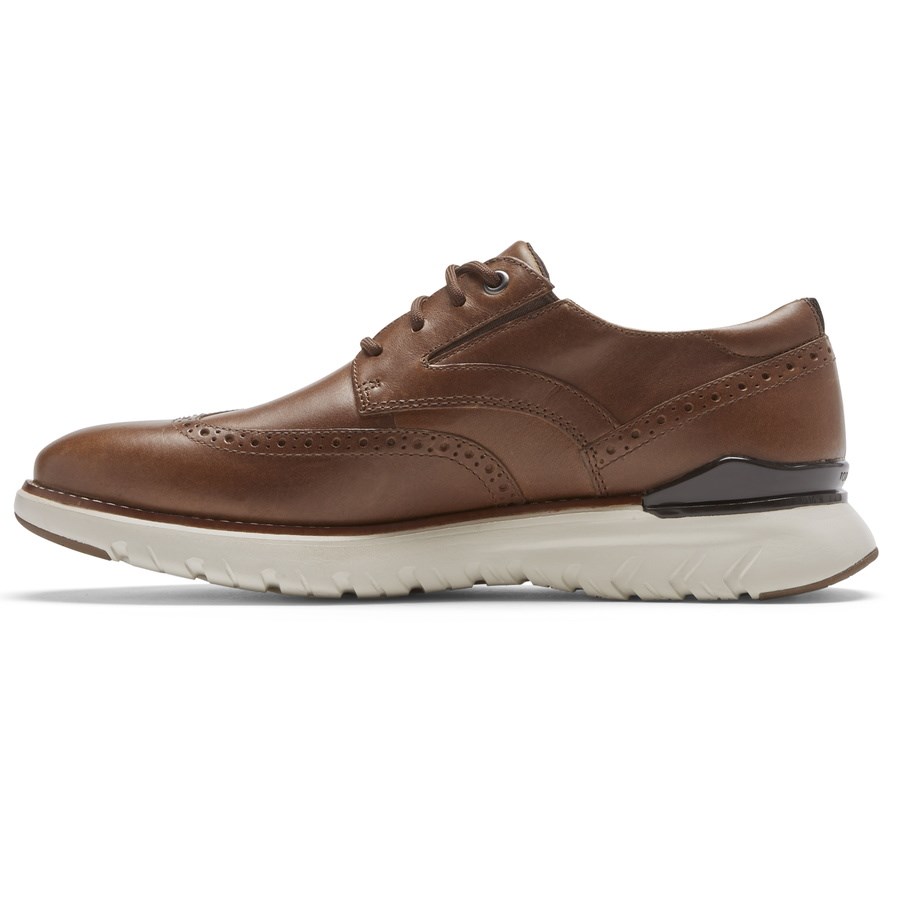 Rockport Total Motion Sport Wingtip Oxford Schoenen Heren Donkerbruin | NL29OI0M1