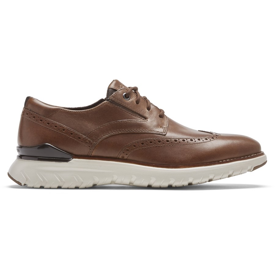 Rockport Total Motion Sport Wingtip Oxford Schoenen Heren Donkerbruin | NL29OI0M1