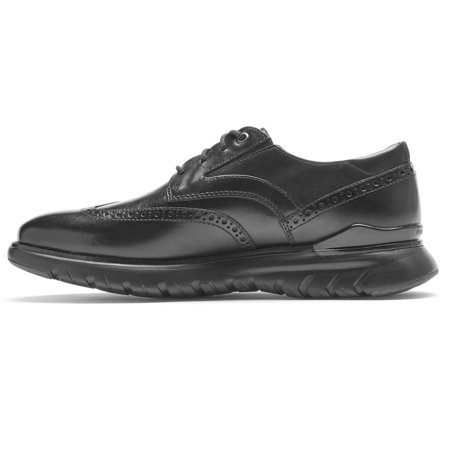 Rockport Total Motion Sport Wingtip Oxford Schoenen Heren Zwart | NL65MI910