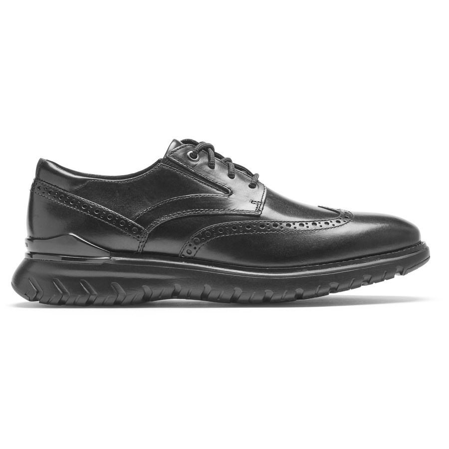 Rockport Total Motion Sport Wingtip Oxford Schoenen Heren Zwart | NL65MI910