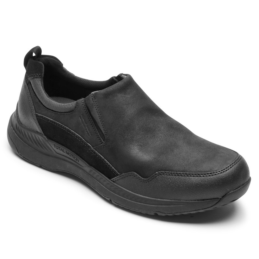 Rockport Total Motion Trail Waterdichte Slip On Sneakers Heren Zwart | NL862O5MI