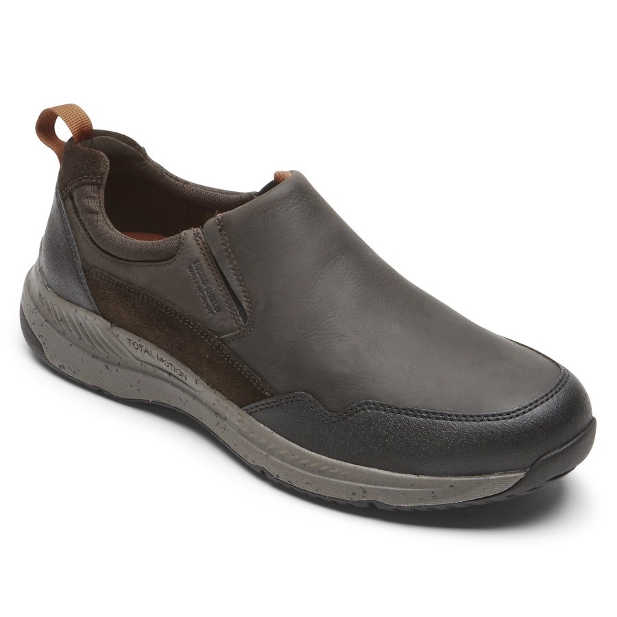 Rockport Total Motion Trail Waterdichte Slip On Sneakers Heren Chocola | NL86IO192