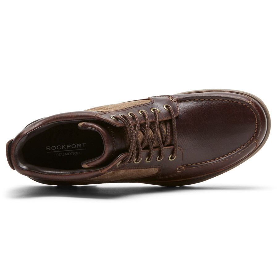 Rockport Total Motion Trek Keota Waterdichte Laarzen Heren Bordeaux | NL8915IO0