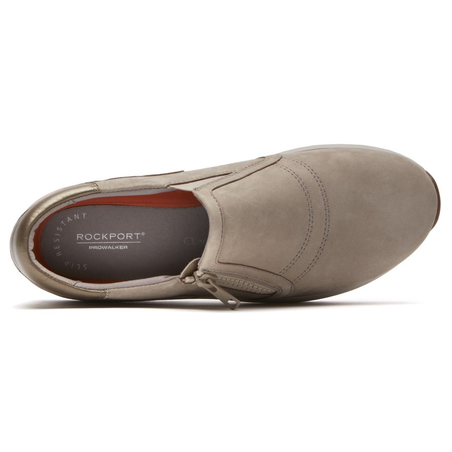 Rockport Trustride ProWalker Slip On Sneakers Dames Beige | NL1O608IM