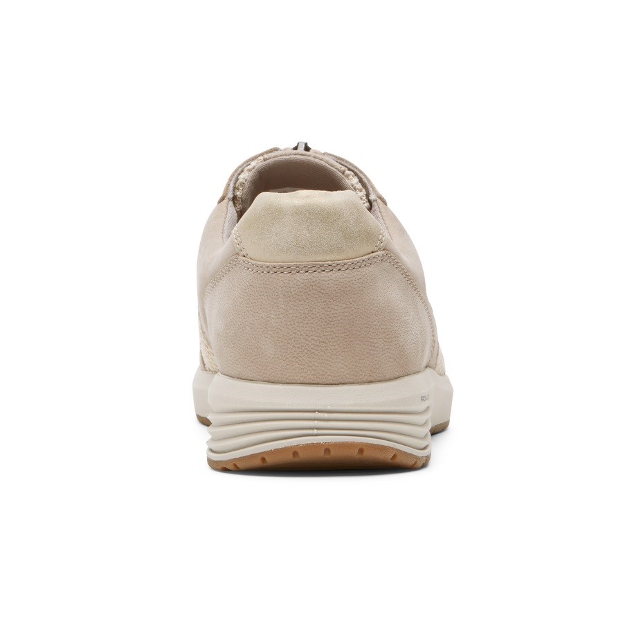 Rockport Trustride ProWalker Zip Slip On Sneakers Dames Beige | NL625M0I9