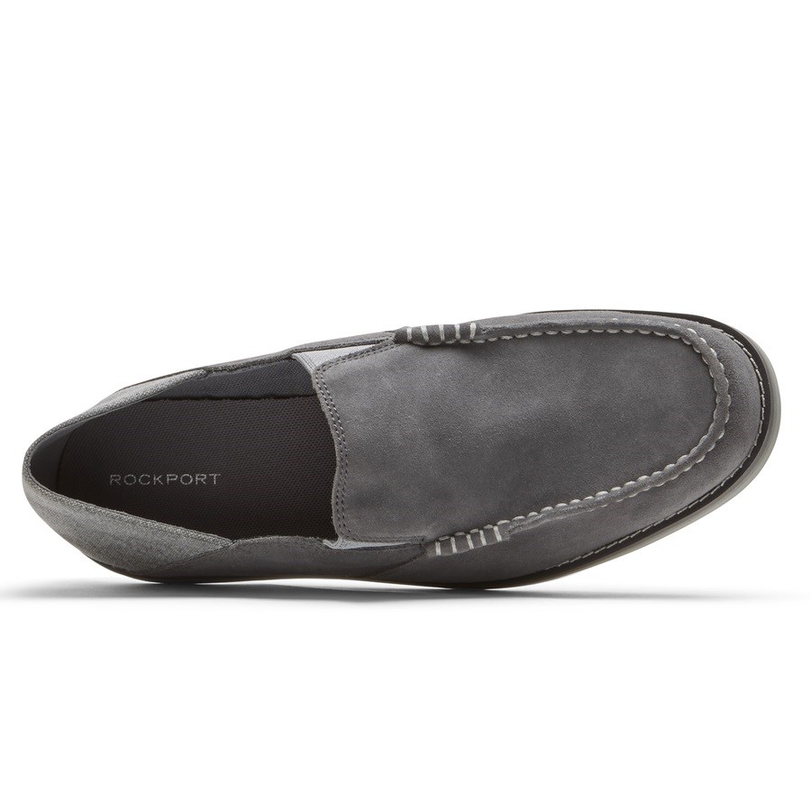 Rockport Tucker Venetian Crush Back Loafers Heren Grijs | NL25O89MI