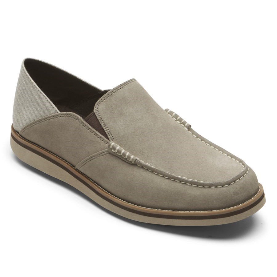 Rockport Tucker Venetian Crush Back Loafers Heren Grijs | NL9156820