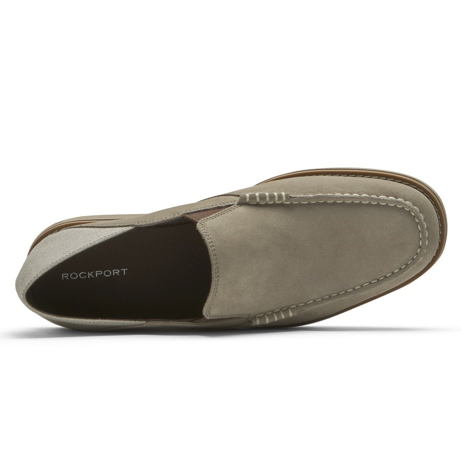 Rockport Tucker Venetian Crush Back Loafers Heren Grijs | NL9156820