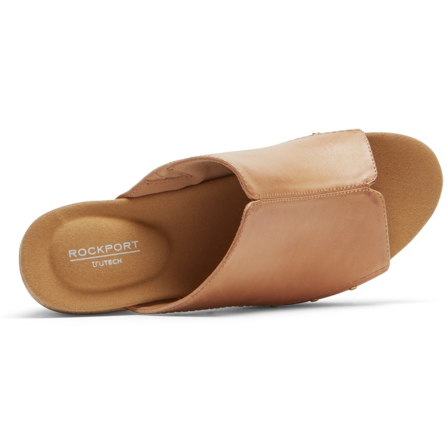 Rockport Vivianne Badslippers Dames Lichtbruin | NL31OM096