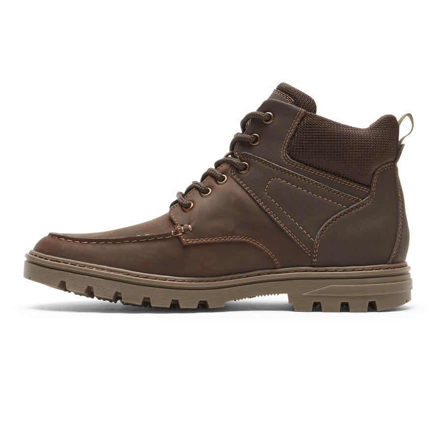 Rockport Weather Ready Moc Neus Waterdichte Laarzen Heren Donkerbruin | NL21086MI