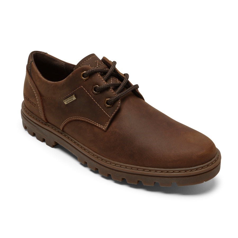 Rockport Weather or Not Waterdichte Oxford Schoenen Heren Donkerbruin | NL90OI851