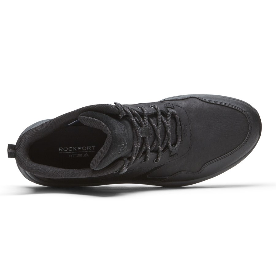 Rockport XCS Pathway Mid Waterdichte Laarzen Heren Zwart | NL25I1MO8