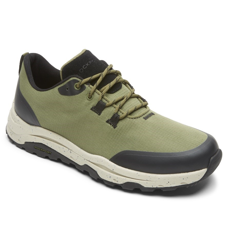 Rockport XCS Pathway Waterdichte Sport Oxford Sneakers Heren Olijfgroen | NL798I120