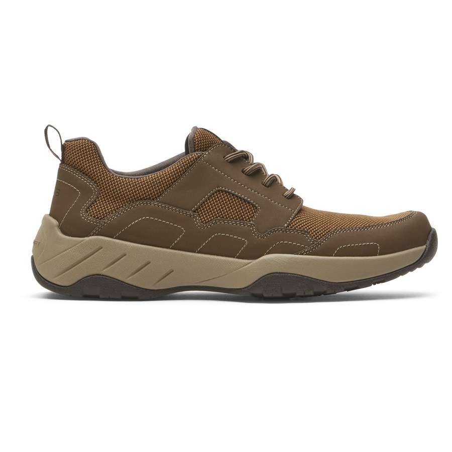 Rockport XCS Riggs Kanten-Up Sneakers Heren Bruin | NL7I06192