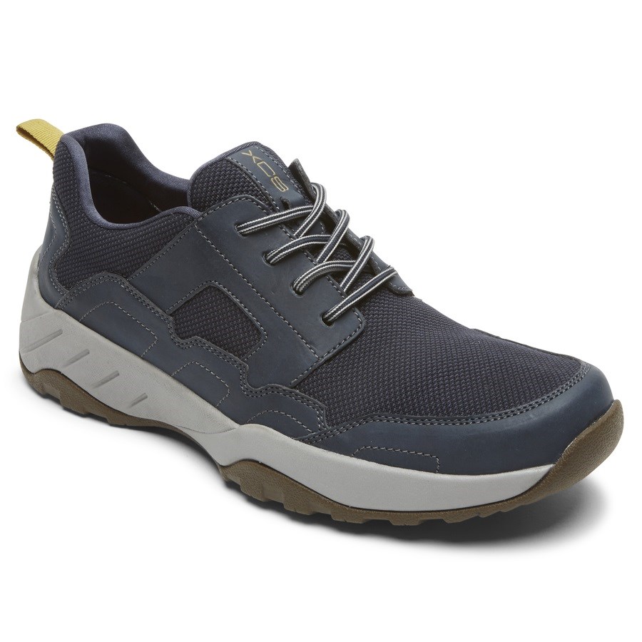 Rockport XCS Riggs Kanten-Up Sneakers Heren Donkerblauw | NL9561O20