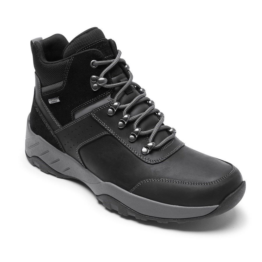 Rockport XCS Spruce Peak Trekker Waterdichte Wandellaarzen Heren Zwart | NL1I2058M