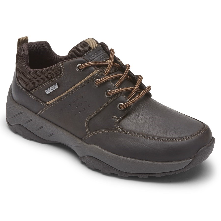 Rockport XCS Spruce Peak Waterdichte Kanten-Up Sneakers Heren Chocola | NL059126O