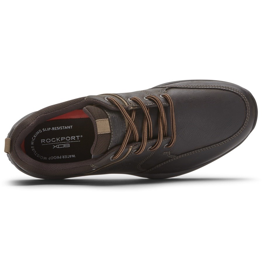 Rockport XCS Spruce Peak Waterdichte Kanten-Up Sneakers Heren Chocola | NL059126O