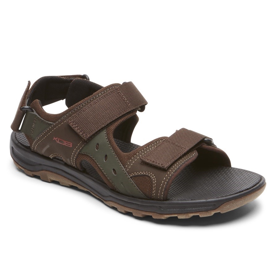 Rockport XCS Trail Technique Adjustable Wandelsandalen Heren Donkerbruin | NL3502M98