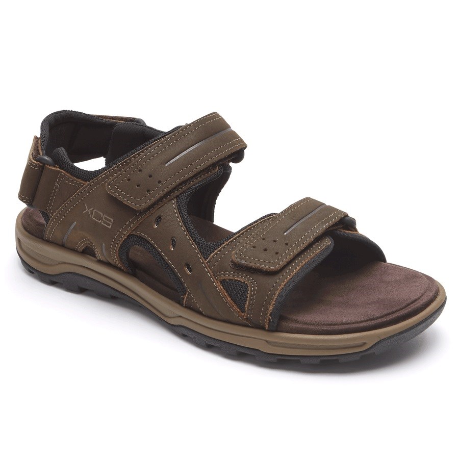 Rockport XCS Trail Technique Adjustable Wandelsandalen Heren Donkerbruin | NL681MIO0