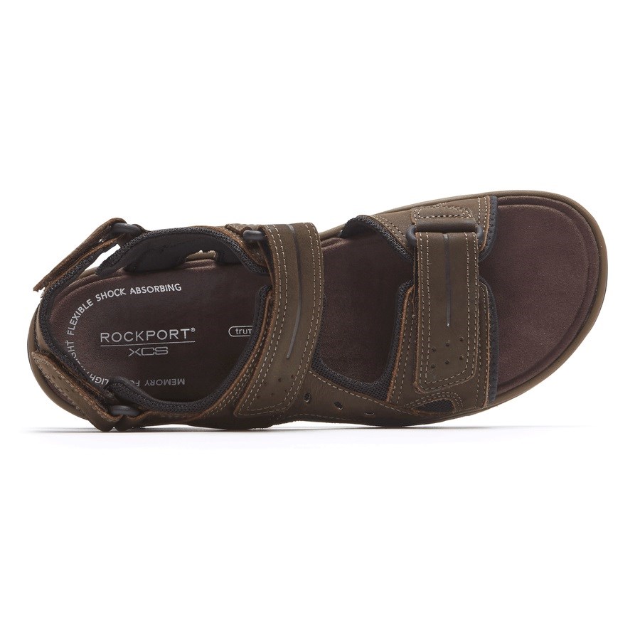 Rockport XCS Trail Technique Adjustable Wandelsandalen Heren Donkerbruin | NL681MIO0