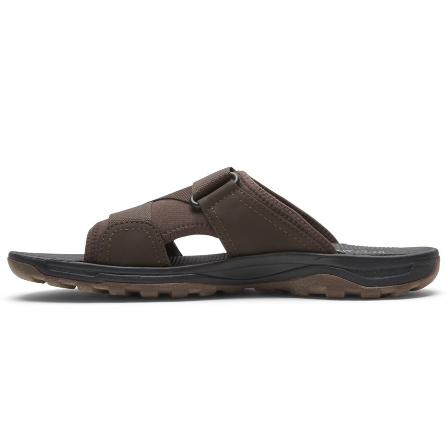 Rockport XCS Trail Technique Klittenband Badslippers Heren Donkerbruin | NL4286905