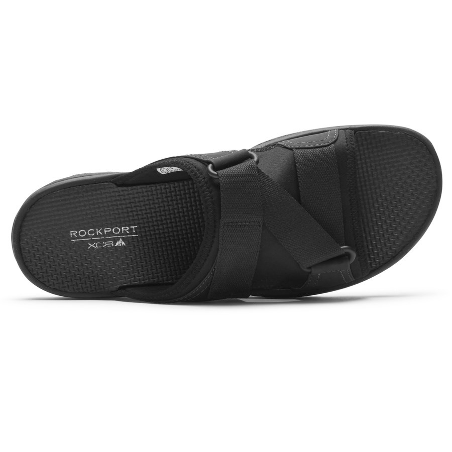 Rockport XCS Trail Technique Klittenband Badslippers Heren Zwart | NL710M28I