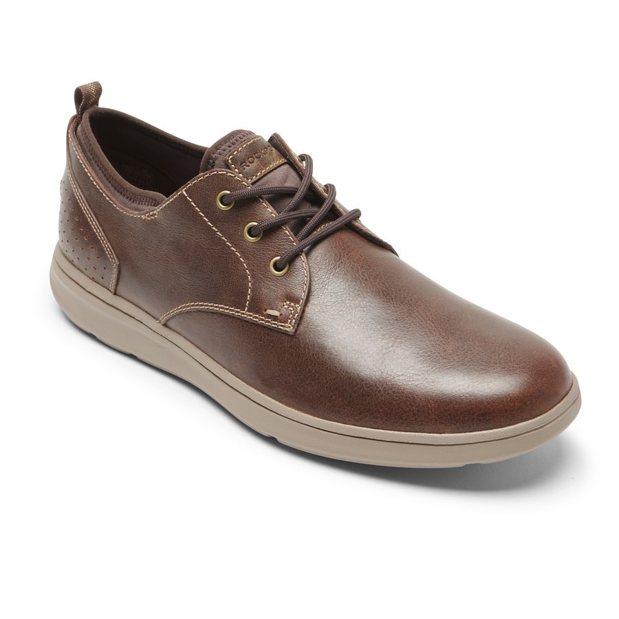 Rockport Zaden Plain Neus Oxford Sneakers Heren Donkerbruin | NL092658O