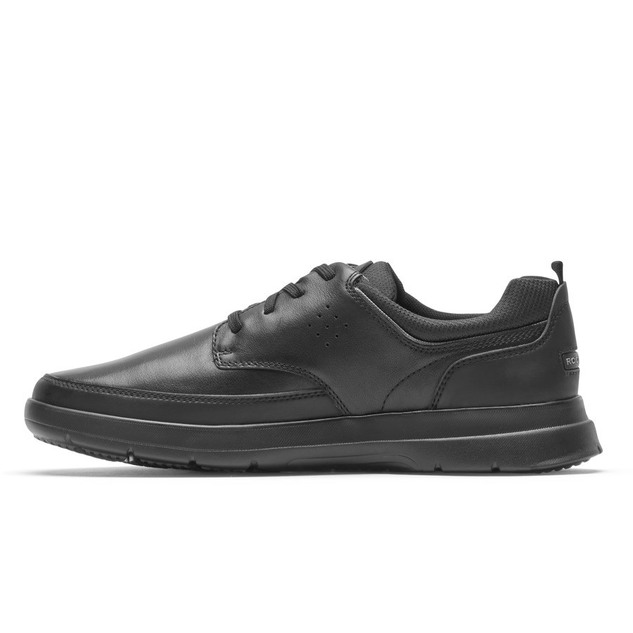 Rockport truFLEX Cayden Plain Neus Sneakers Heren Zwart | NL6I95802