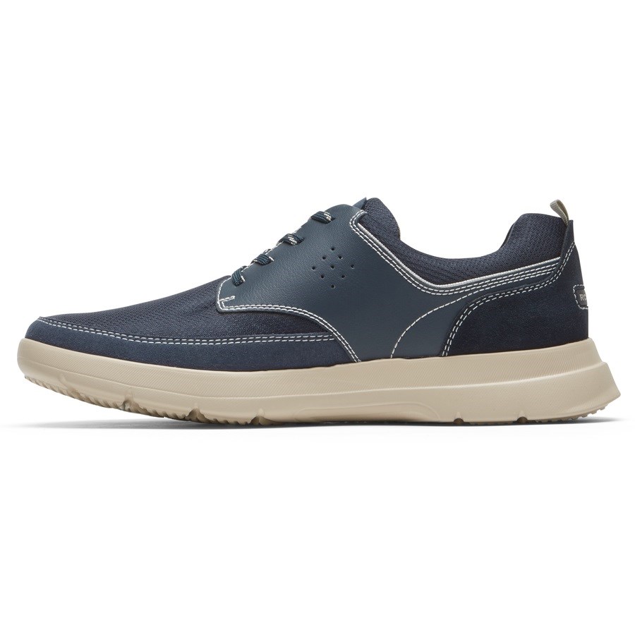 Rockport truFLEX Cayden Plain Neus Sneakers Heren Donkerblauw | NL8I02O6M