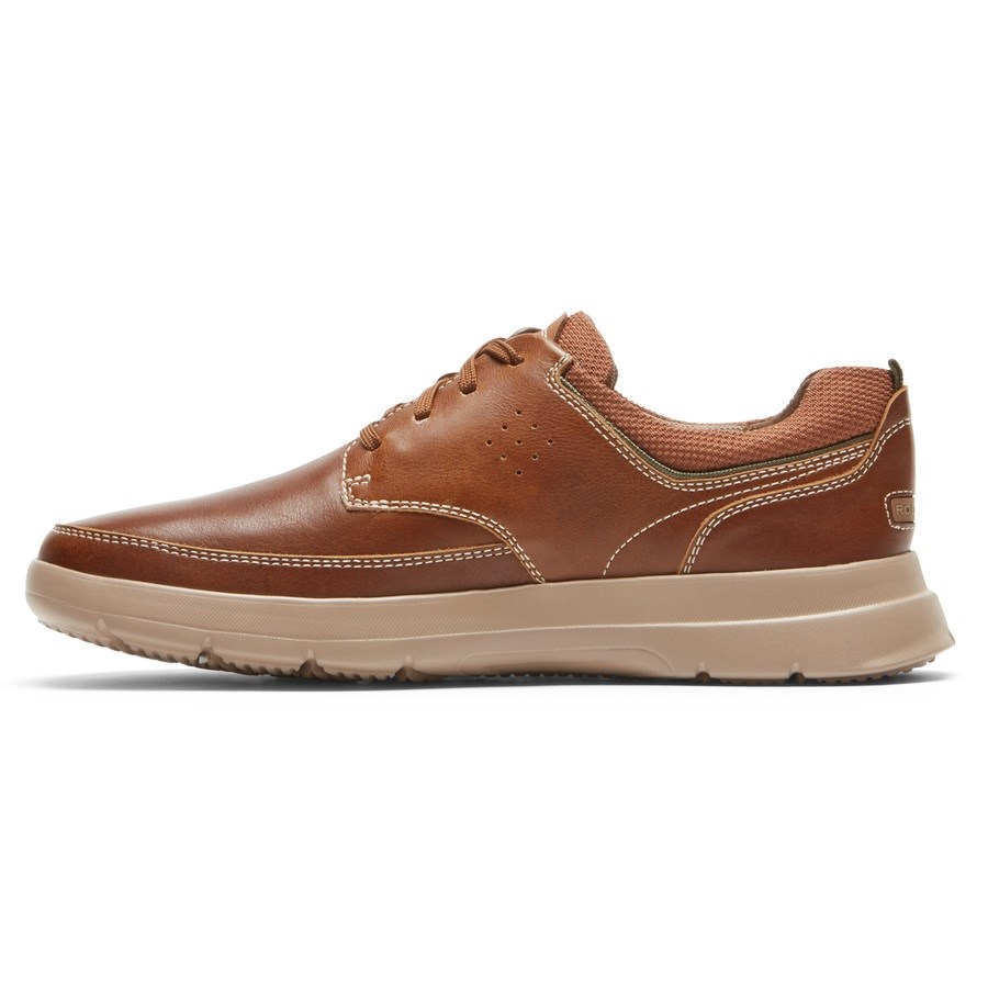 Rockport truFLEX Cayden Plain Neus Sneakers Heren Bruin | NL8OI5012