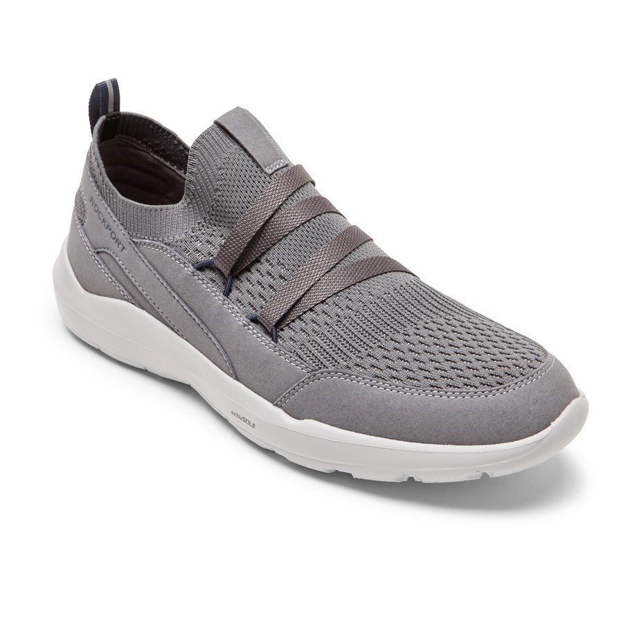 Rockport truFLEX Evolution Mudguard Slip On Sneakers Heren Grijs | NL5MO2869