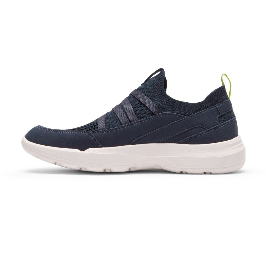 Rockport truFLEX Evolution Mudguard Slip On Sneakers Heren Donkerblauw | NL79052I8