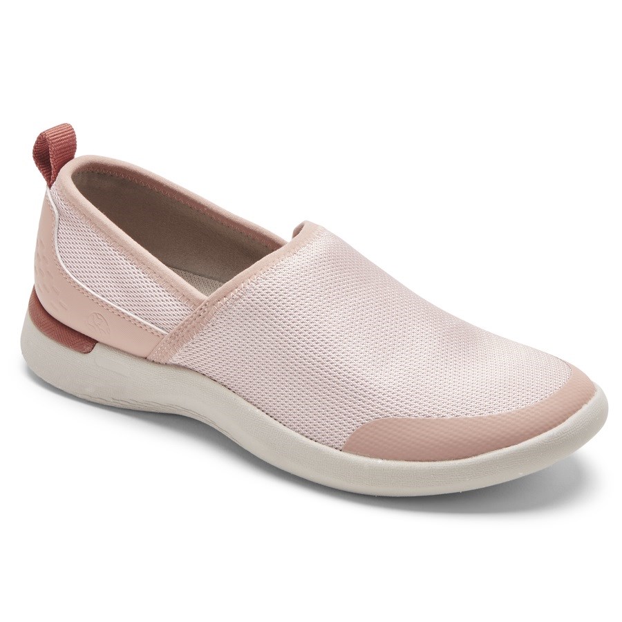 Rockport truFLEX Fly Washable Knit Slip On Sneakers Dames Roze | NL28O09I1