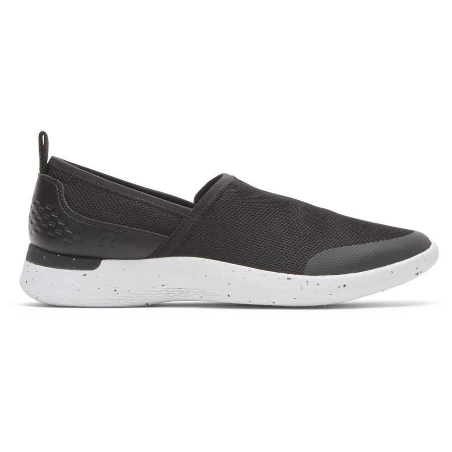 Rockport truFLEX Fly Washable Knit Slip On Sneakers Dames Zwart | NL4609185