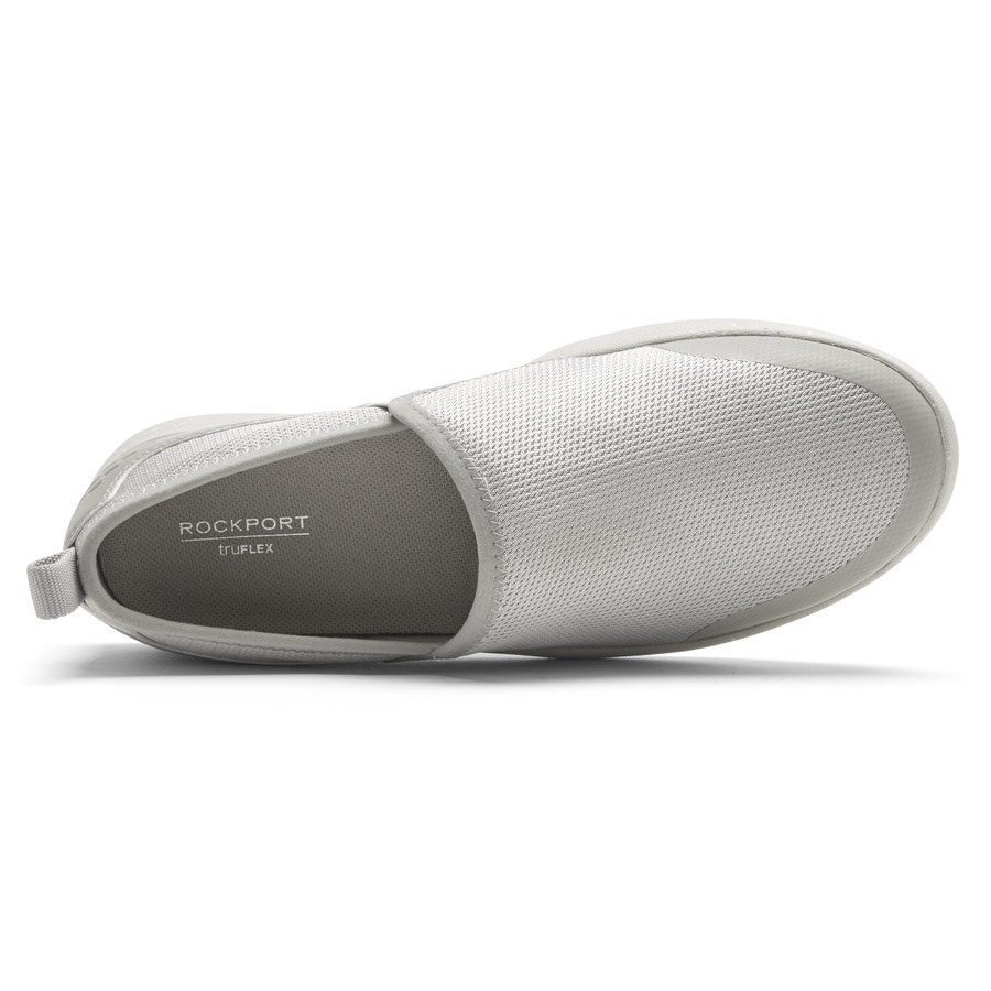 Rockport truFLEX Fly Washable Knit Slip On Sneakers Dames Lichtgrijs | NL8052I91