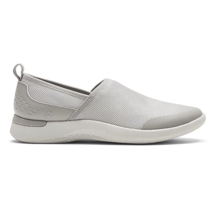 Rockport truFLEX Fly Washable Knit Slip On Sneakers Dames Lichtgrijs | NL8052I91