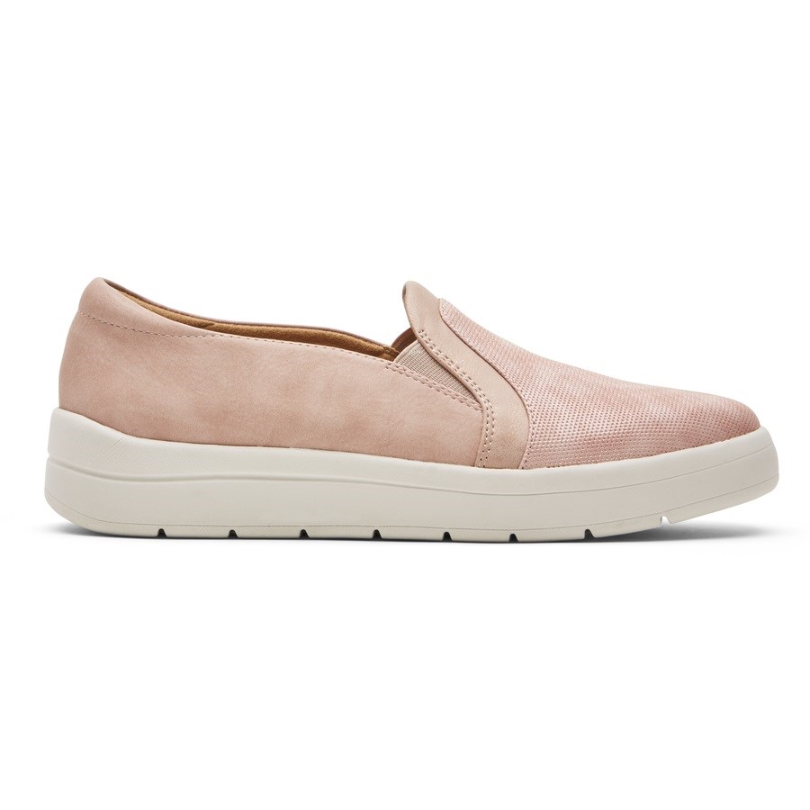 Rockport truFLEX Navya Slip On Sneakers Dames Roze | NL8659I1O