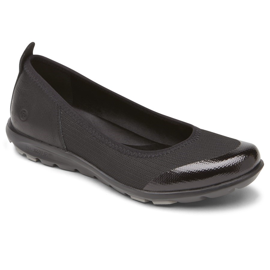 Rockport truWalkZero Slip-On Loafers Dames Zwart | NL650192M