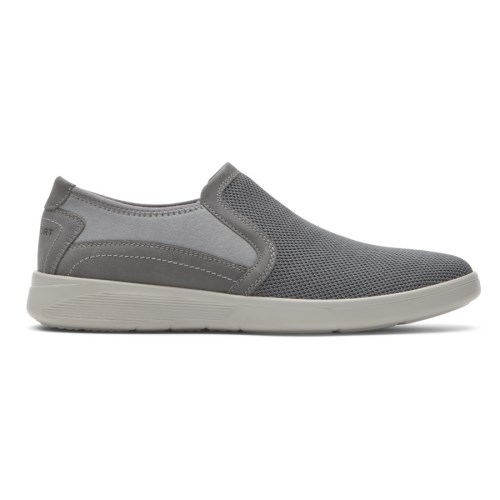 Rockport Caldwell Twin Gore Slip On Sneakers Heren Grijs | NL208M91O